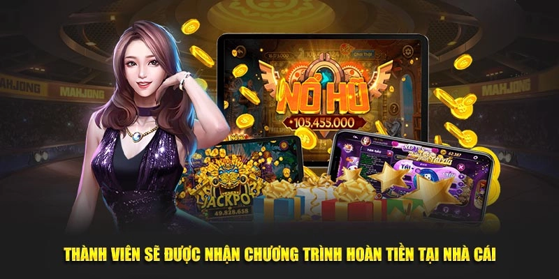 Khỏi lo mất vốn khi đặt cược thua nhận 5% tiền giải cứu